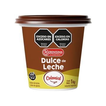 Dulce de Leche La Serenisima Colonial 1 Kg.