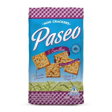 Galletitas Paseo 5 Semillas 300 Gr.