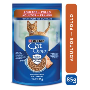 Alimento para Gatos Cat Chow Adultos Pollo 85 Gr.