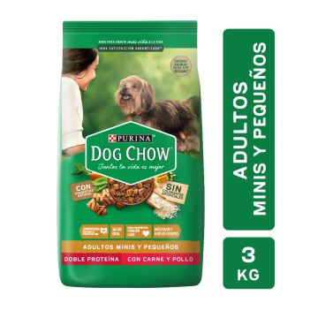 Adulto Mini & Pequeño Dog Chow x 3 Kg.