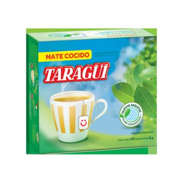 Mate Cocido Taragui Diamantado 50 Ud.