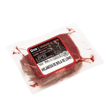 Milanesa Bola de Lomo Envasado al Vacío x Kg.