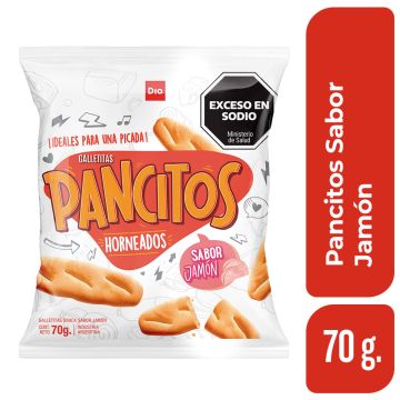 Galletitas Pancitos Jamon Horneados Snack Dia 70 Gr.