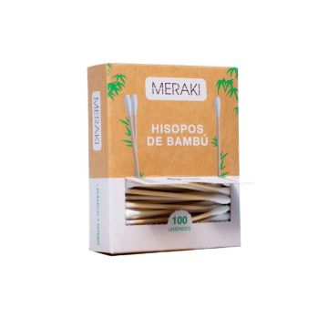 Hisopos Bambú Meraki Sustentable 100 Ud.