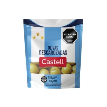 Aceituna Verde Descarozada Castell 80 Gr.