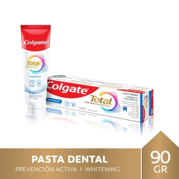 Pasta Dental Colgate Total Whitening Con Flúor 90 Gr.