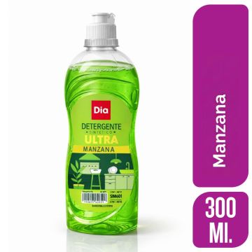 Detergente Ultra Manzana Dia 300 Ml.