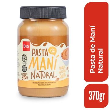 Pasta De Mani Natural Dia 370 Gr.