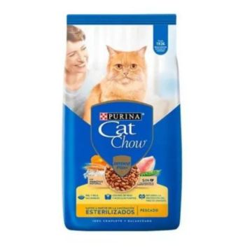 Alimento Esterilizado Pescado Cat Chow 3 Kg.