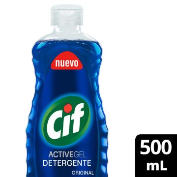 Detergente Concentrado Cif Active Gel Original 500 Ml.