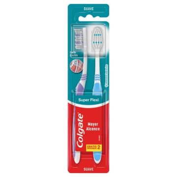 Cepillo Dental Super Flex Colgate 2 Ud.