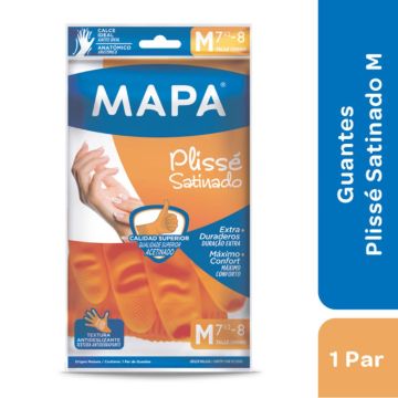 Guante Mapa Mediano Plisse 2 Ud.